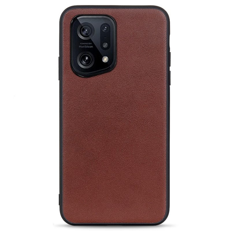 Skal Oppo Find X5 Läder