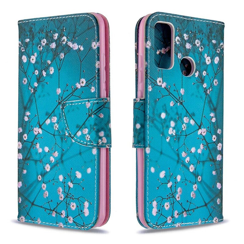 Fodral Huawei P Smart 2020 Blommande Träd