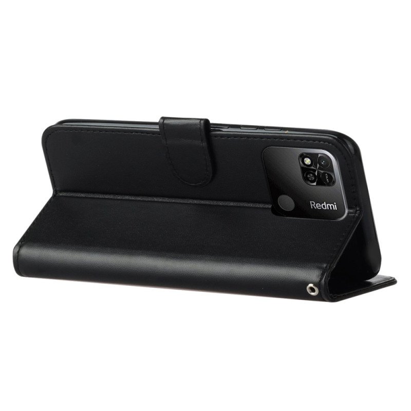 Fodral Xiaomi Redmi 10A Med Kedjar Strappy Affärsstil
