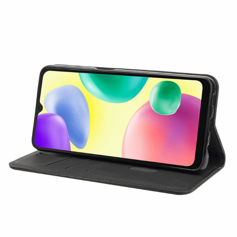 Folio-fodral Xiaomi Redmi 10A Läderfodral Bicolor Med Nit