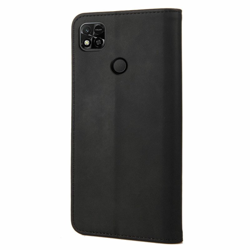 Folio-fodral Xiaomi Redmi 10A Läderfodral Bicolor Med Nit