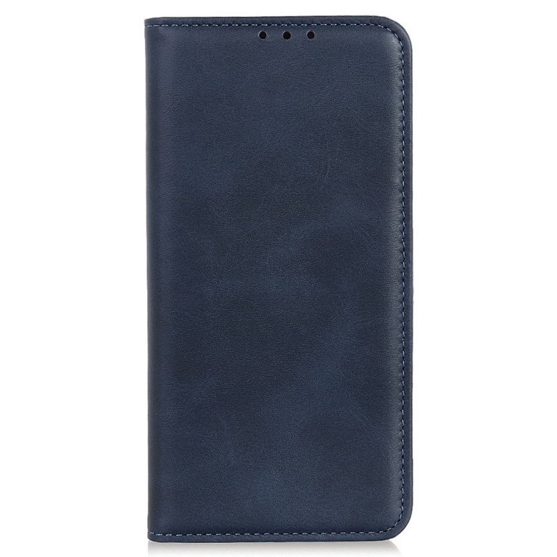 Folio-fodral Xiaomi Redmi 10A Läderfodral Elegance Split Läder