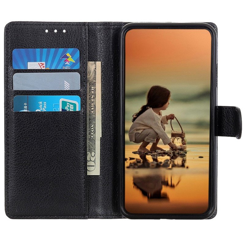 Folio-fodral Xiaomi Redmi 10A Traditionellt Konstläder