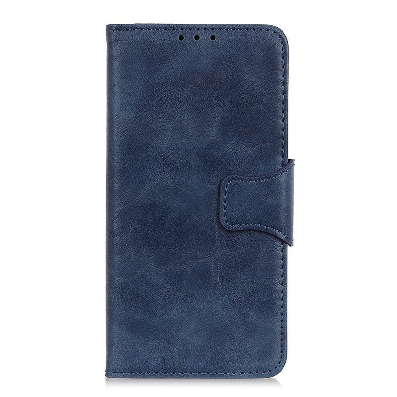 Folio-fodral Xiaomi Redmi 10A Vändbart Delat Läderlås