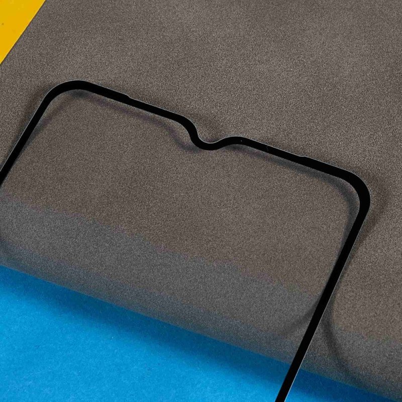 Xiaomi Redmi 10A Skärmskydd I Härdat Glas Svarta Konturer