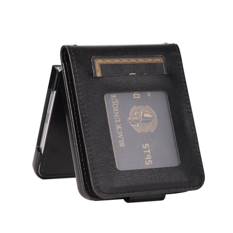 Fodral Samsung Galaxy Z Flip 7 Korthållare I Konstläder