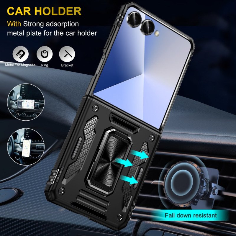 Samsung Galaxy Z Flip 7 Ultratåligt Linsskydd Och Fäste