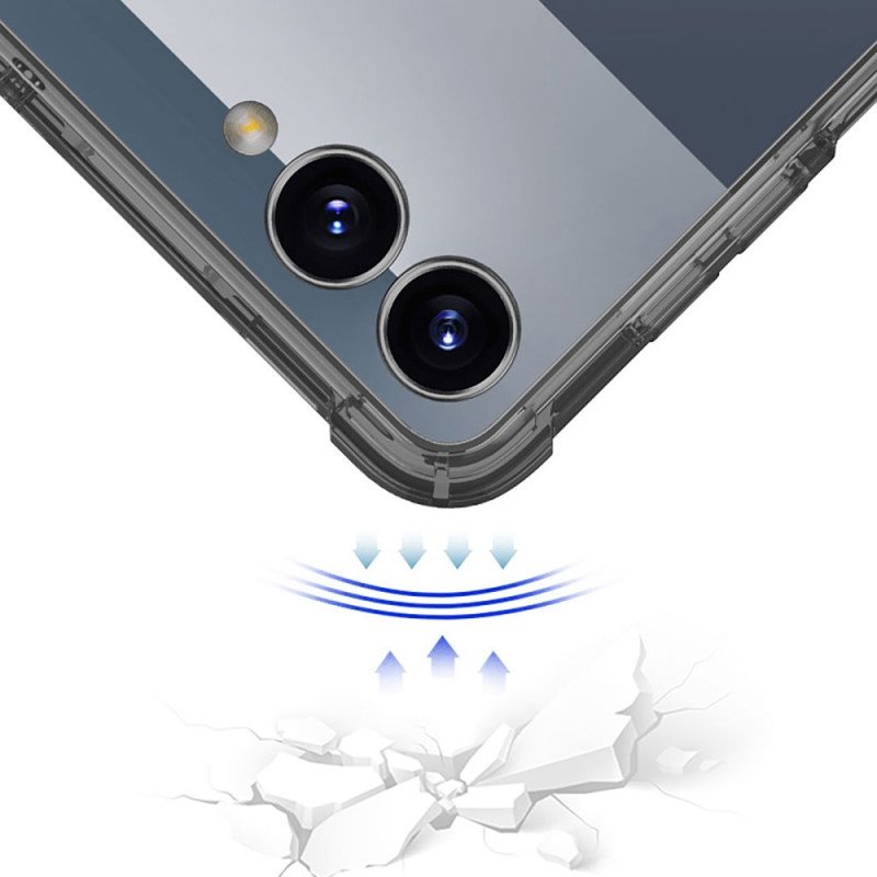 Skal För Samsung Galaxy Z Flip 7 Gkk Metallic Style Fälg