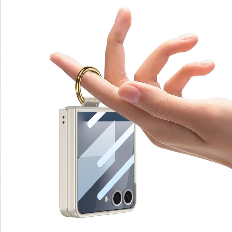 Skal För Samsung Galaxy Z Flip 7 Gkk Ringhållare