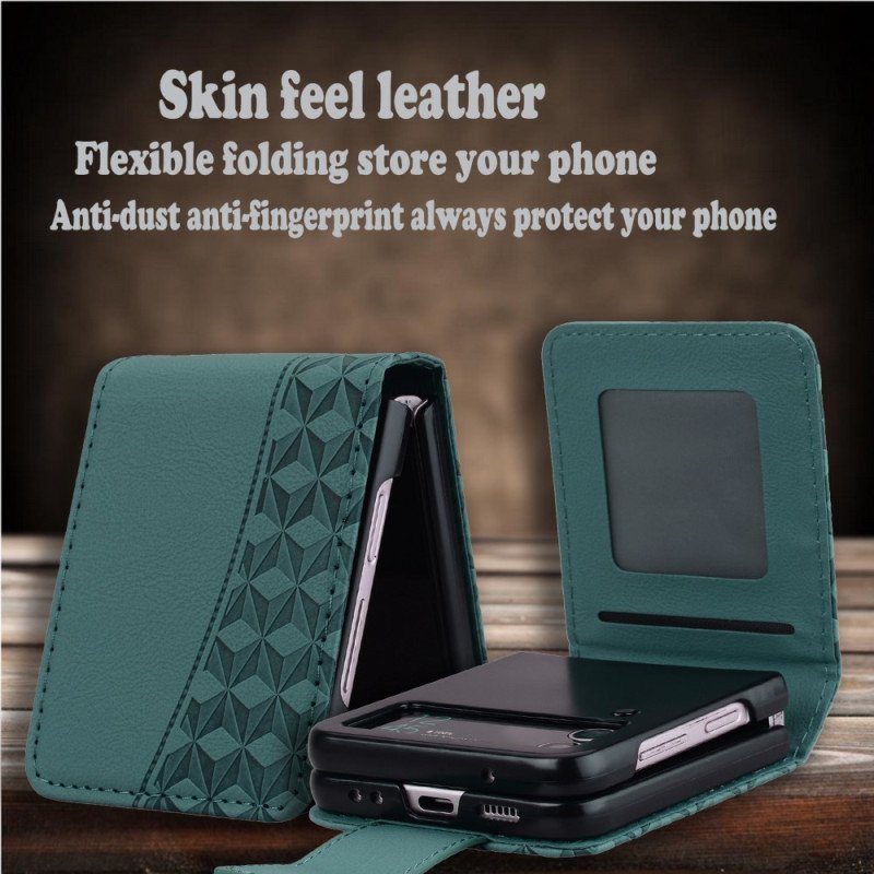 Skal För Samsung Galaxy Z Flip 7 Grafisk Kant