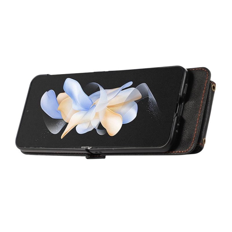 Skal För Samsung Galaxy Z Flip 7 Korthållare Och Axelrem