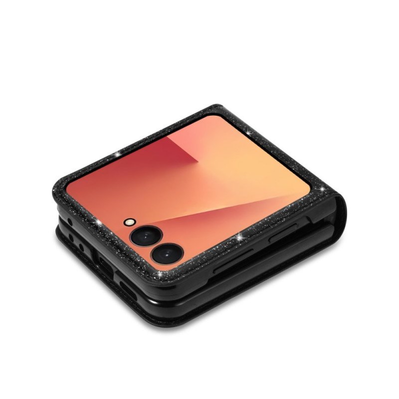 Skal Samsung Galaxy Z Flip 7 Glitterkorthållare