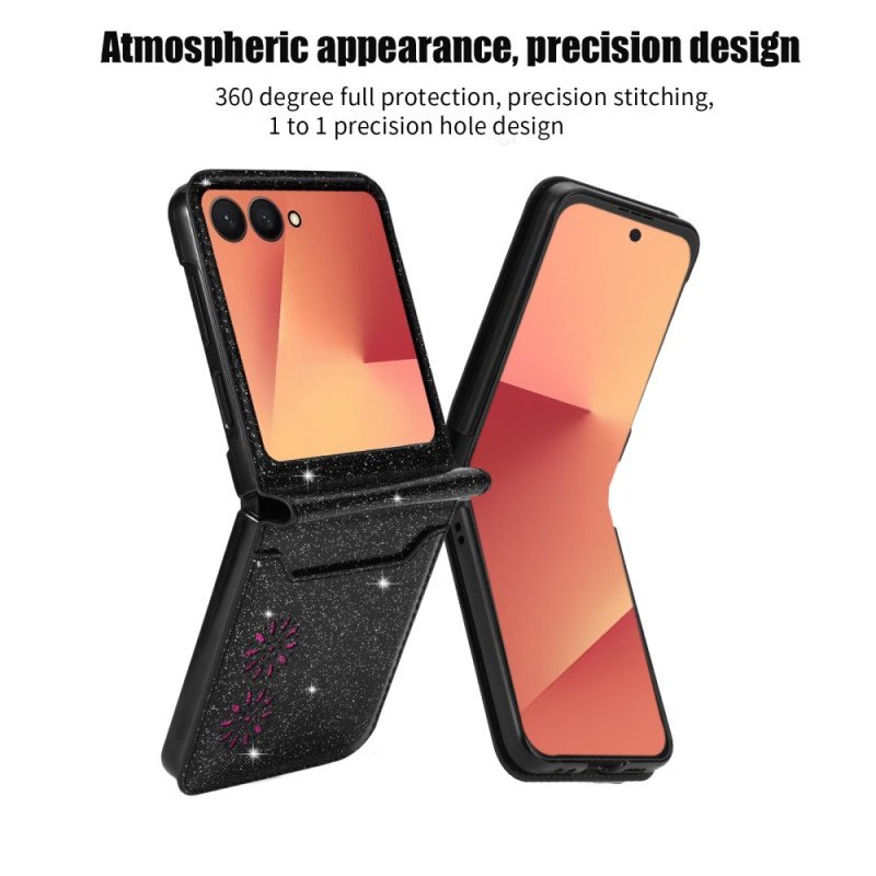 Skal Samsung Galaxy Z Flip 7 Glitterkorthållare