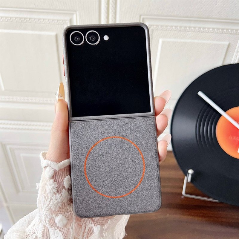 Skal Samsung Galaxy Z Flip 7 Kompatibel Med Magsafe Orange Ring