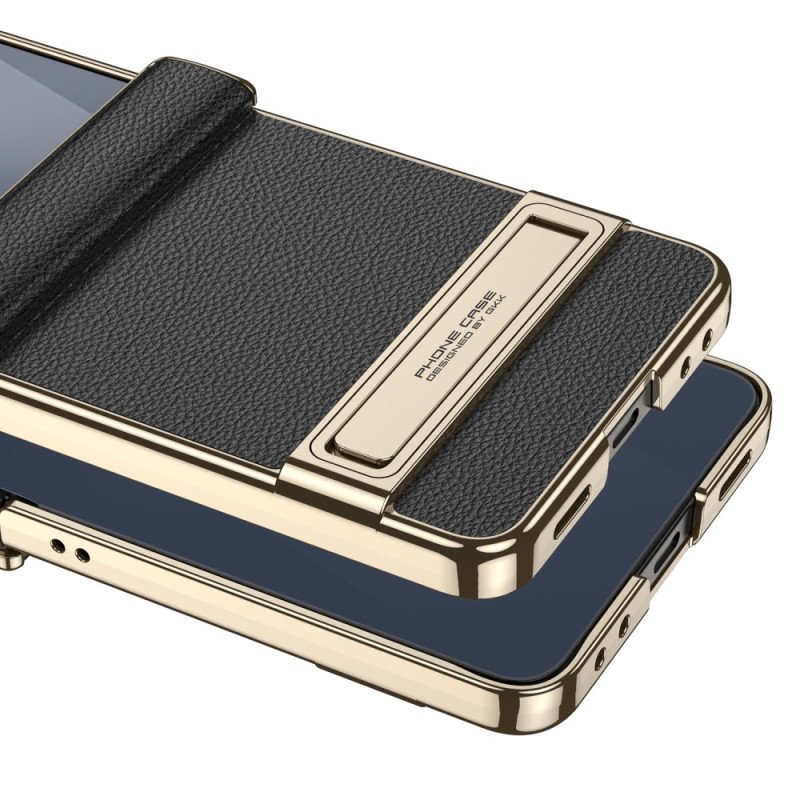 Skal Samsung Galaxy Z Flip 7 Konstläder Och Gkk-stöd