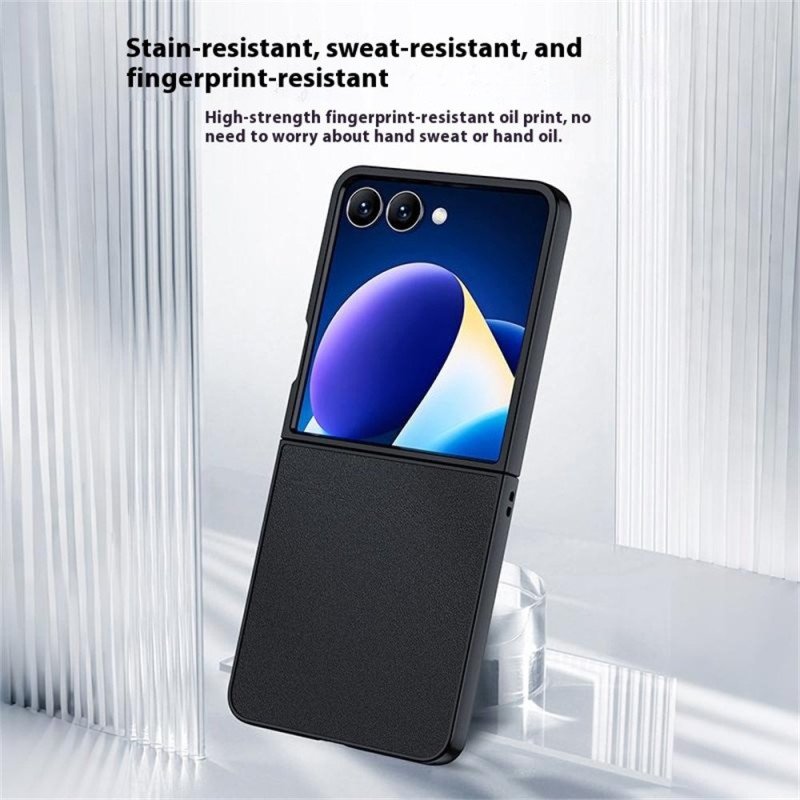 Skal Samsung Galaxy Z Flip 7 Lädereffekt