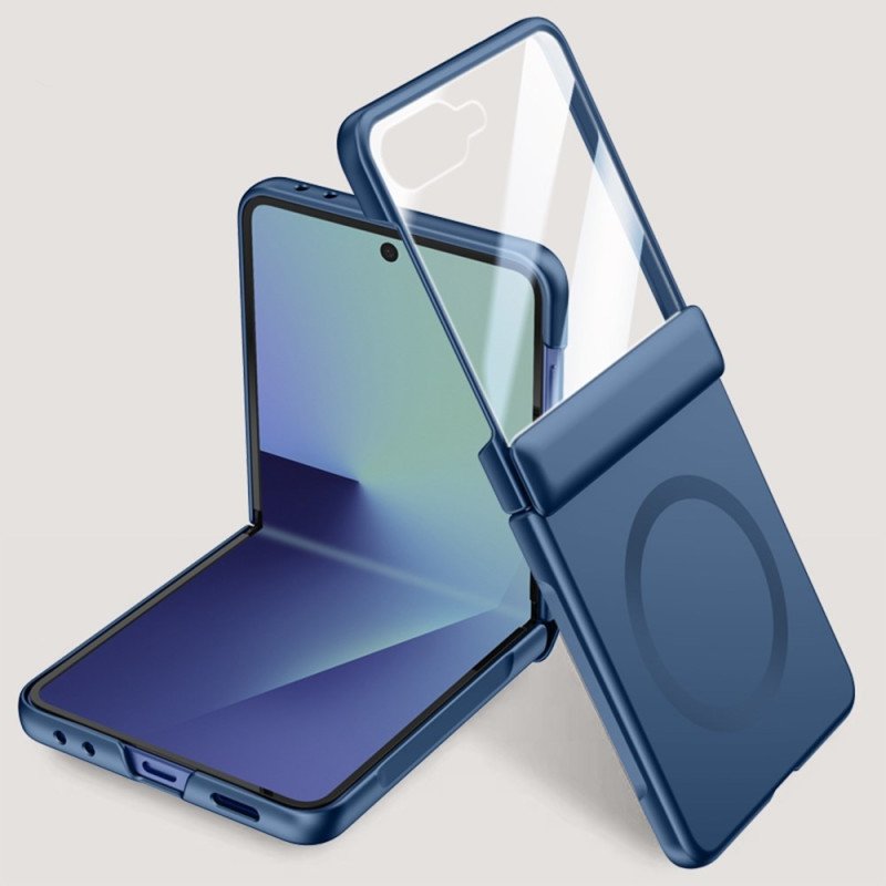 Skal Samsung Galaxy Z Flip 7 Magnetisk Med Metalleffekt