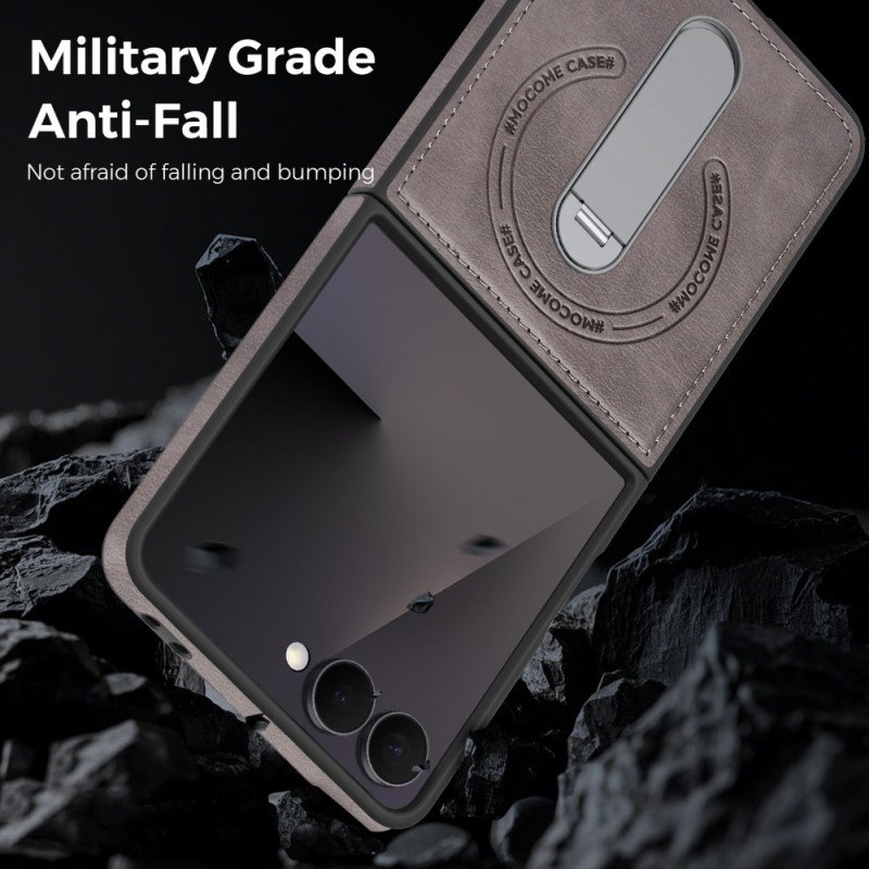 Skal Samsung Galaxy Z Flip 7 Magnetisk Med Roterande Stativ