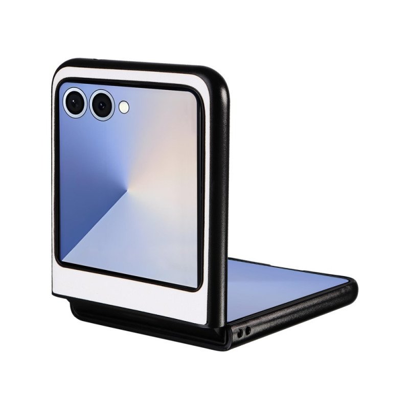 Skal Samsung Galaxy Z Flip 7 Monokrom Lädereffekt