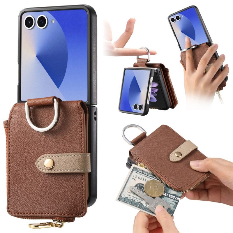 Skal Samsung Galaxy Z Flip 7 Myntväska Och Ringhållare