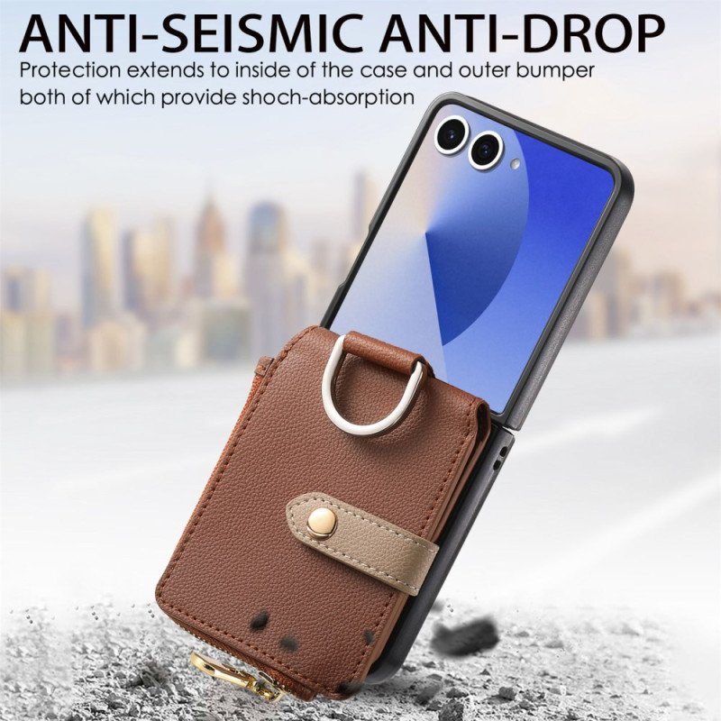 Skal Samsung Galaxy Z Flip 7 Myntväska Och Ringhållare