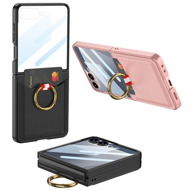 Skal Samsung Galaxy Z Flip 7 Ringhållare Och Korthållare