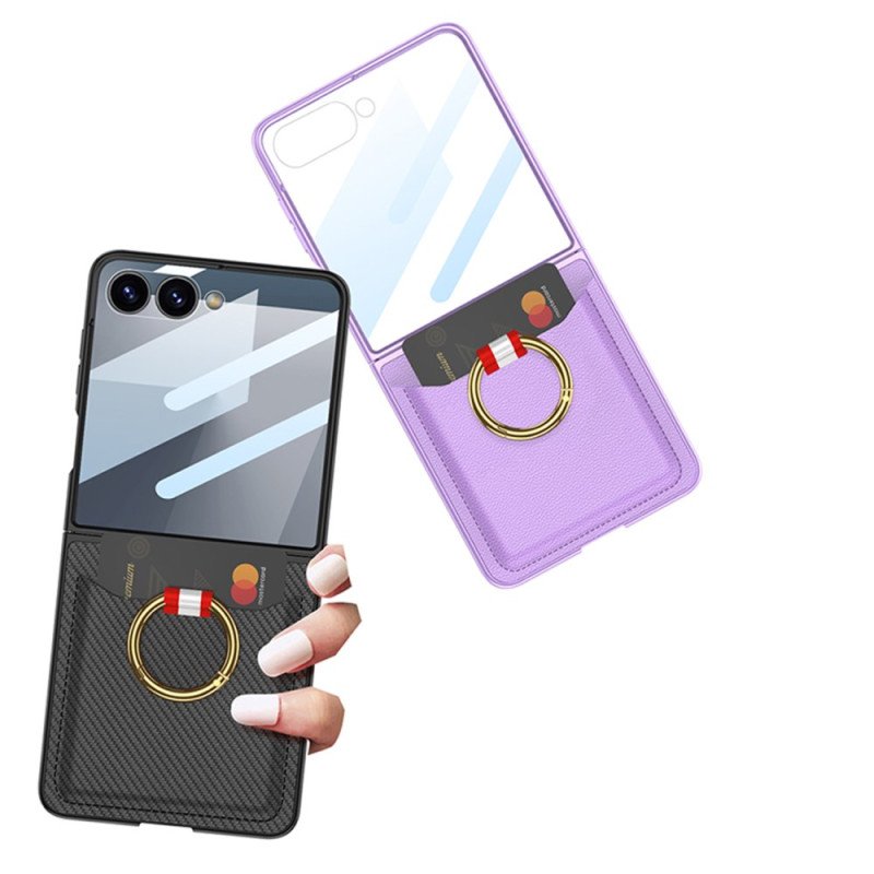 Skal Samsung Galaxy Z Flip 7 Ringhållare Och Korthållare