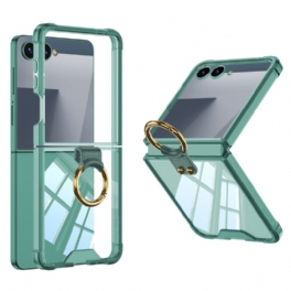 Skal Samsung Galaxy Z Flip 7 Ringhållare Och Skydd Stötsäker