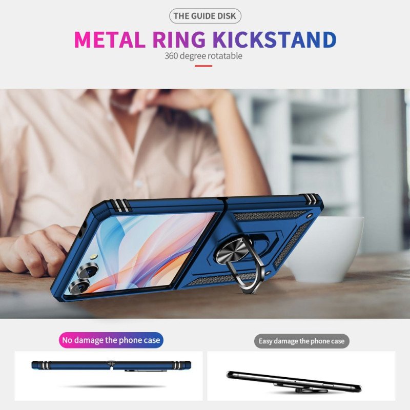 Skal Samsung Galaxy Z Flip 7 Ringhållare Och Stötsäkert Skydd