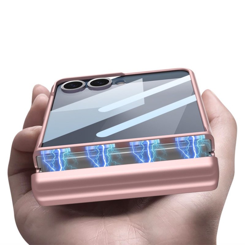 Skal Samsung Galaxy Z Flip 7 Telefonfodral Klassisk Med Gkk-gångjärn