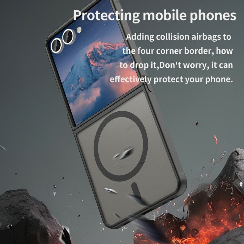 Skal Samsung Galaxy Z Flip 7 Telefonfodral Kompatibel Med Magsafe-fallskydd