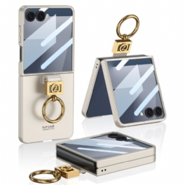 Skal Samsung Galaxy Z Flip 7 Telefonfodral Ringhållare Och Skärmskydd Gkk