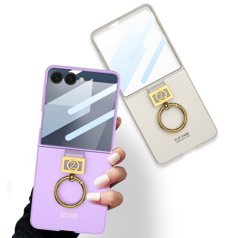 Skal Samsung Galaxy Z Flip 7 Telefonfodral Ringhållare Och Skärmskydd Gkk
