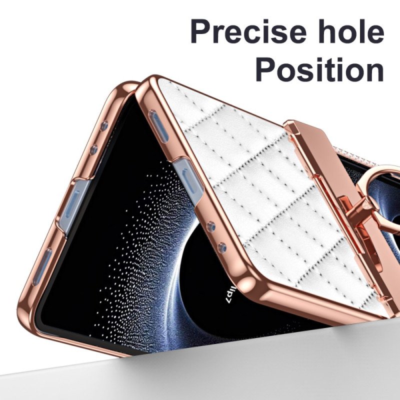 Skal Samsung Galaxy Z Flip 7 Telefonfodral Ringställ Och Strassdekoration