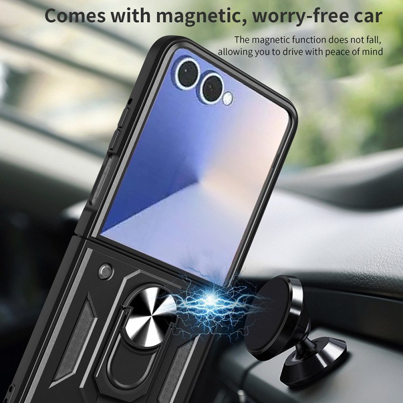 Skal Samsung Galaxy Z Flip 7 Telefonfodral Robust Med Ringhållare