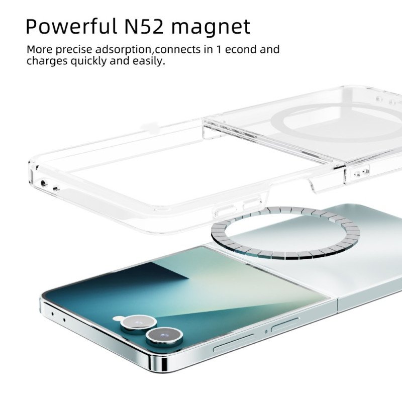 Skal Samsung Galaxy Z Flip 7 Transparent Magnetisk
