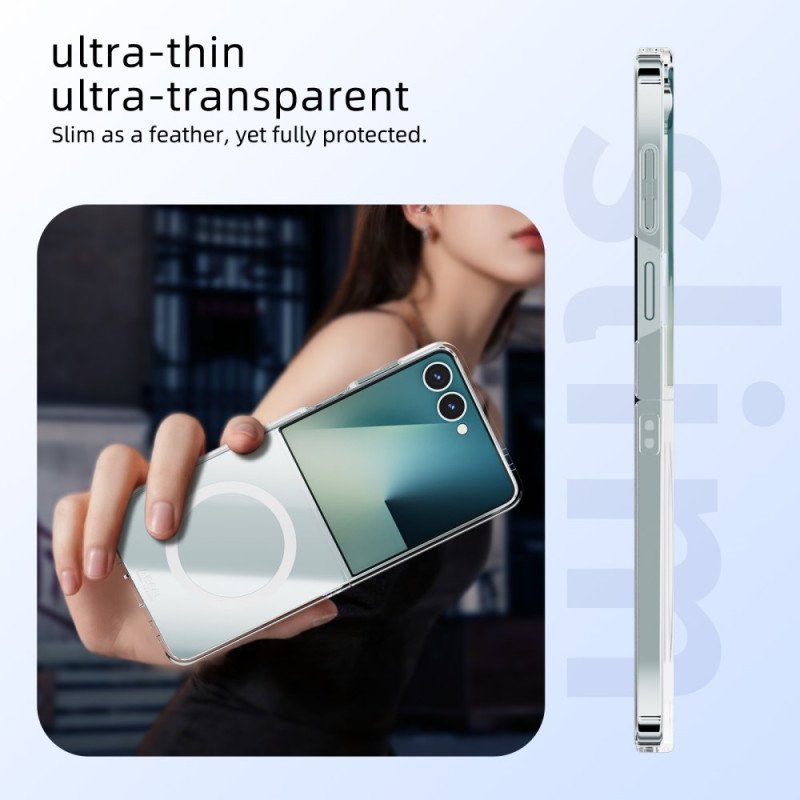 Skal Samsung Galaxy Z Flip 7 Transparent Magnetisk