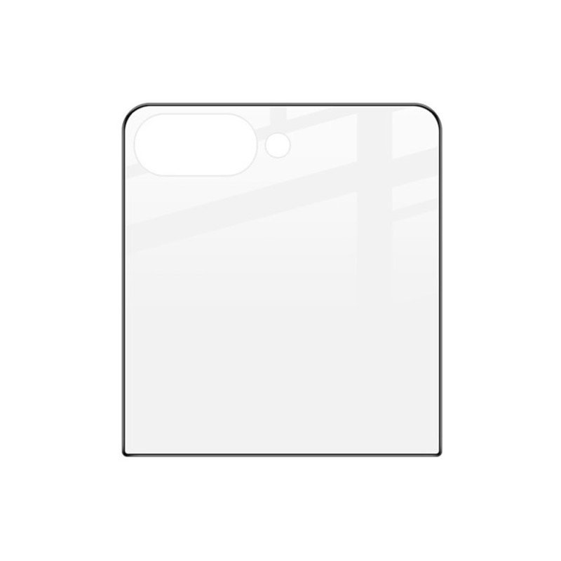 Yttre Skärmskydd I Härdat Glas För Samsung Galaxy Z Flip 7 5g (svart Kant)