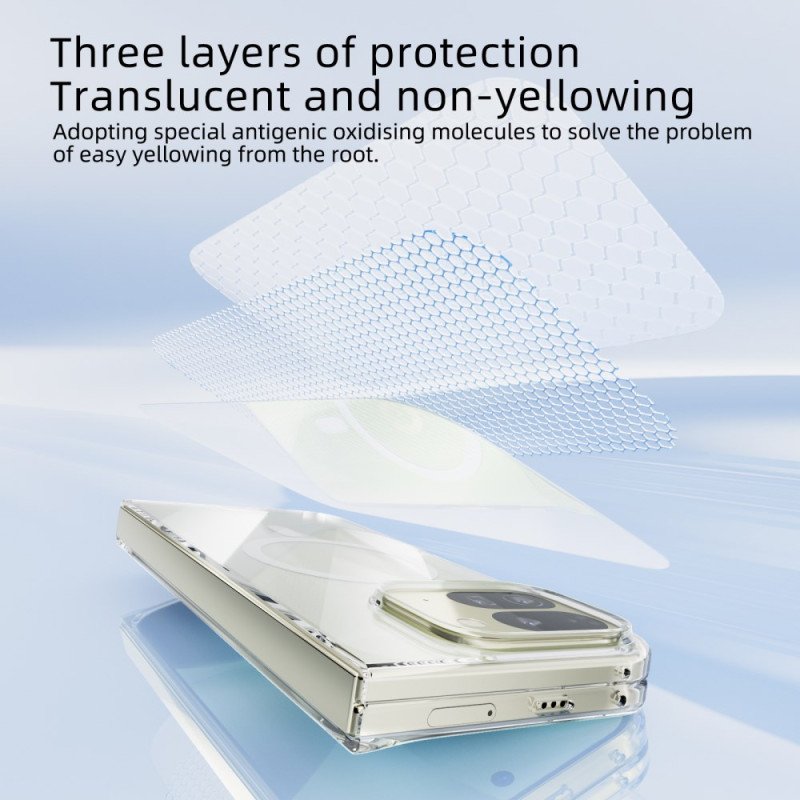 Skal Google Pixel 10 Pro Fold Telefonfodral Abeel Genomskinlig