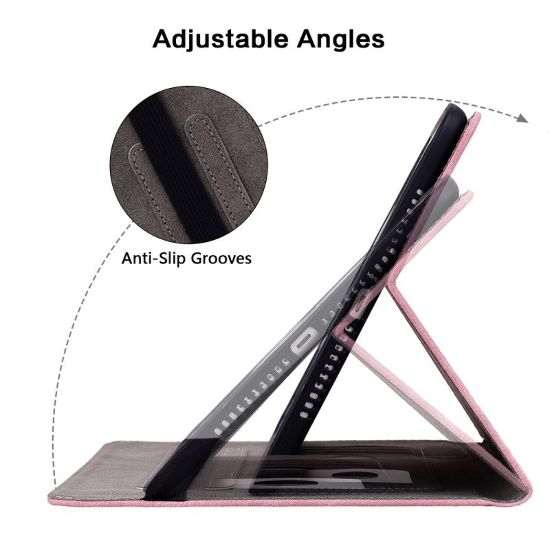 Fodral För Samsung Galaxy Tab S10 Plus Fjärilar Och Rosor