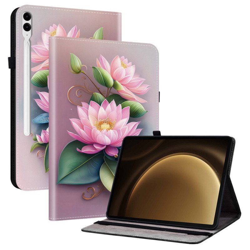 Fodral För Samsung Galaxy Tab S10 Plus Näckrosor