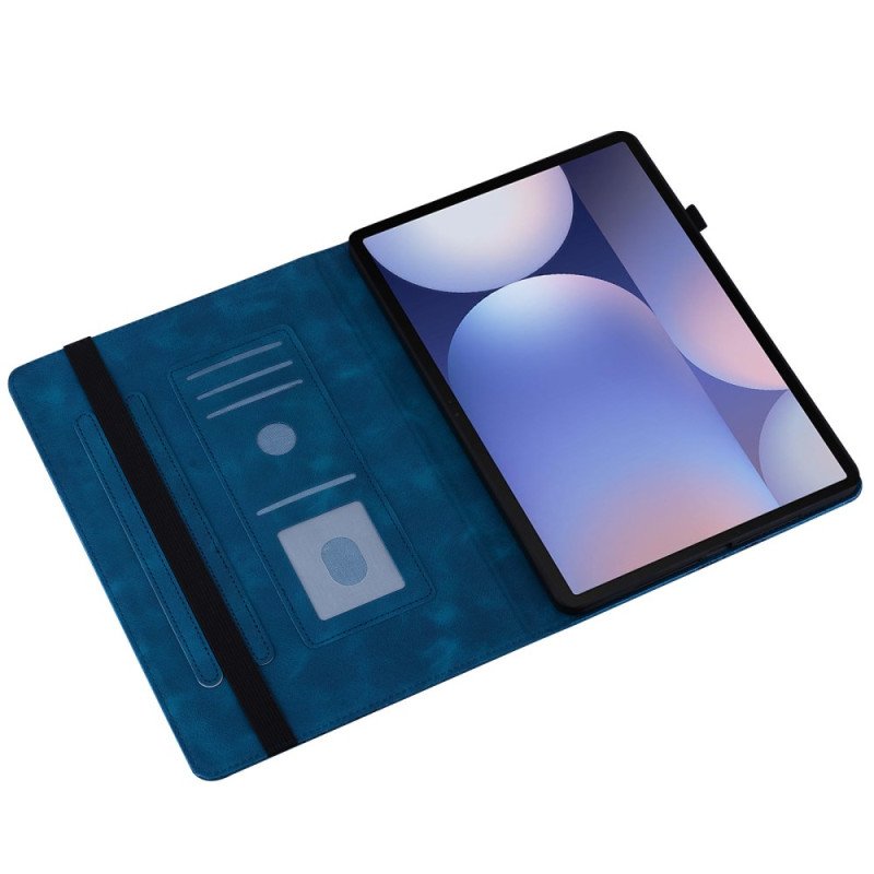 Fodral Samsung Galaxy Tab S10 Plus Hjärtan Med Mockaeffekt