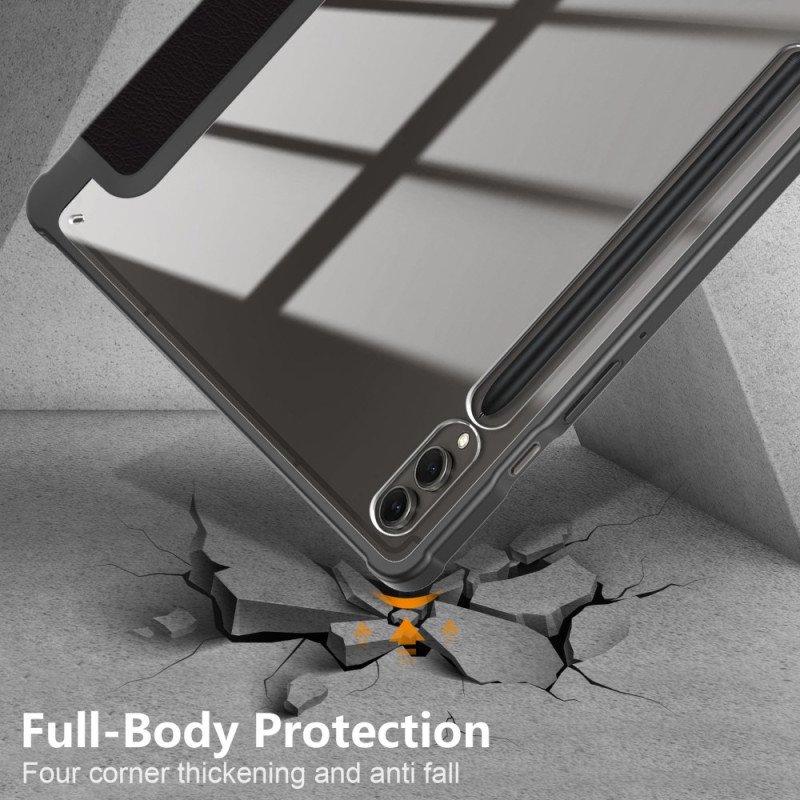 Samsung Galaxy Tab S10 Plus Transparent Baksida Rör Mig Inte