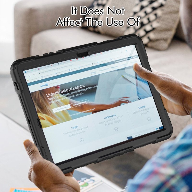 Skal Samsung Galaxy Tab S10 Plus Telefonfodral Slitstarkt Med Skärmskydd