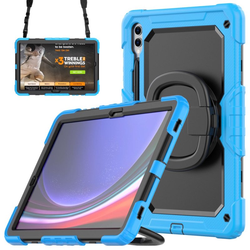 Skal Samsung Galaxy Tab S10 Plus Ultratåligt Skydd Med Pekpennahållare Och Axelrem