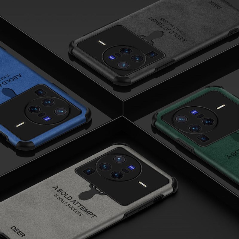 Mobilskal Vivo X80 Pro Hjortar I Konstläder