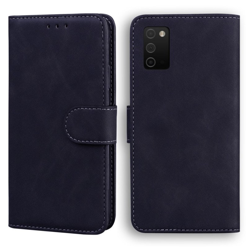 Fodral Samsung Galaxy A03s Vintage Couture Läderstil