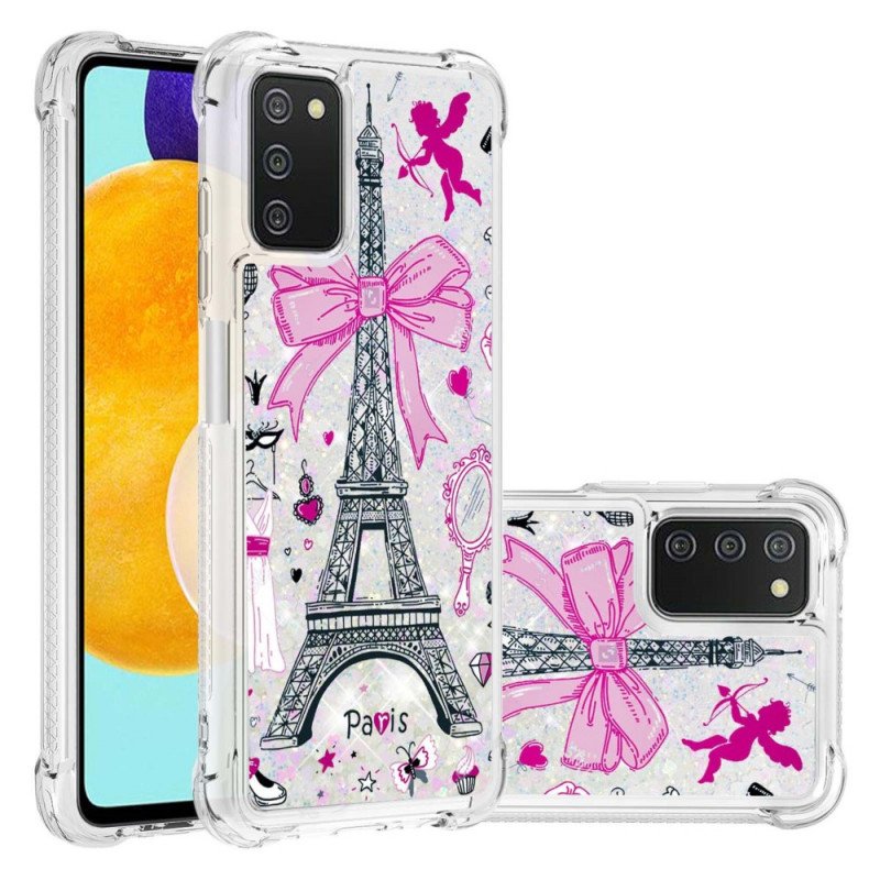 Skal Samsung Galaxy A03s Eiffeltornets Paljetter