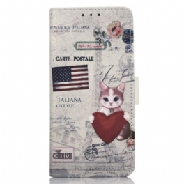 Fodral OnePlus 10T 5G Resenär Katt