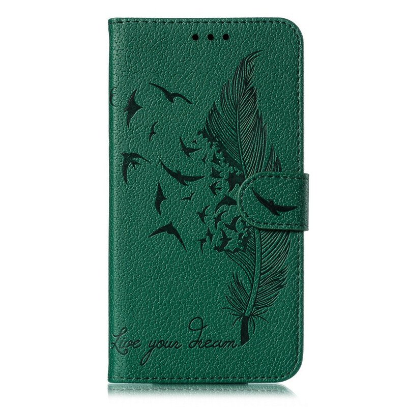Fodral Samsung Galaxy A31 Faux Leather Lev Din Dröm